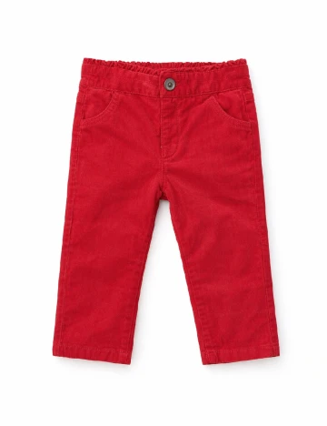 Pantaloni Zara, rosu