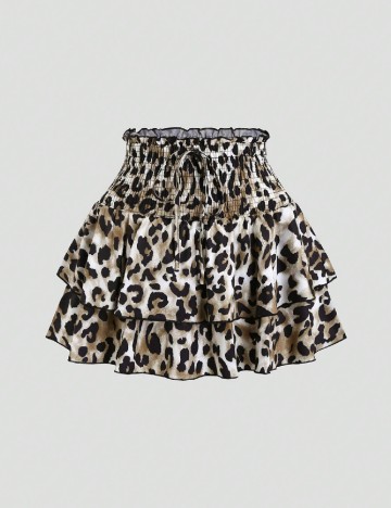 
						Fusta SHEIN, animal print