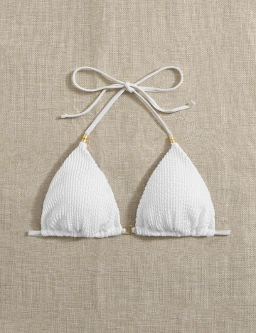 Sutien de baie SHEIN, alb