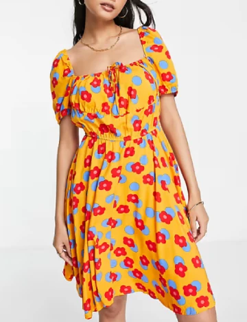 Rochie scurta Vila, floral