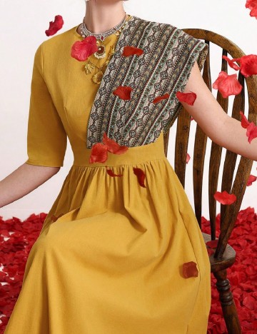 Rochie lunga SHEIN, galben