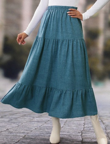 
						Fusta Emery Rose, albastru