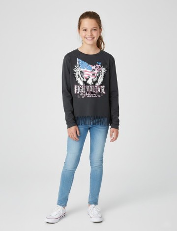 
						Bluza Zara, gri inchis