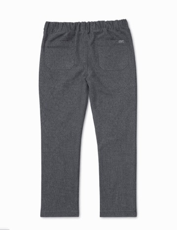 Pantaloni Zara, gri petrol