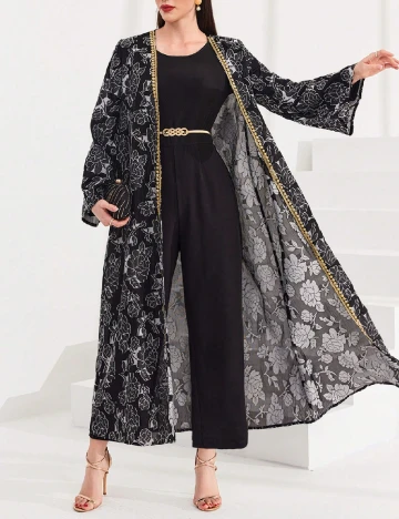 Compleu SHEIN, negru/alb