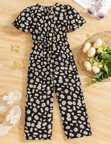 
						Salopeta Shein Kids, floral print