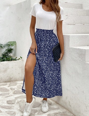 
						Fusta SHEIN, bleumarin