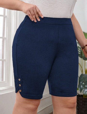 
						Pantaloni scurti Emery Rose Curve, bleumarin