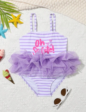 Costum de baie Shein Kids, mov