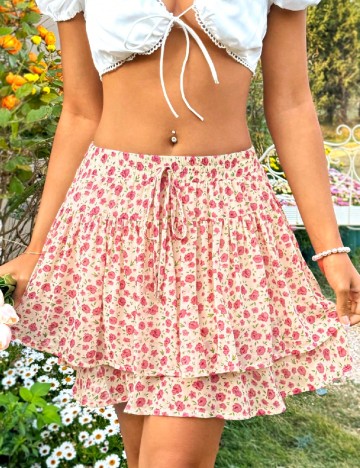 
						Fusta SHEIN, floral print