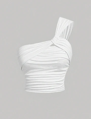 Top SHEIN CURVE, alb