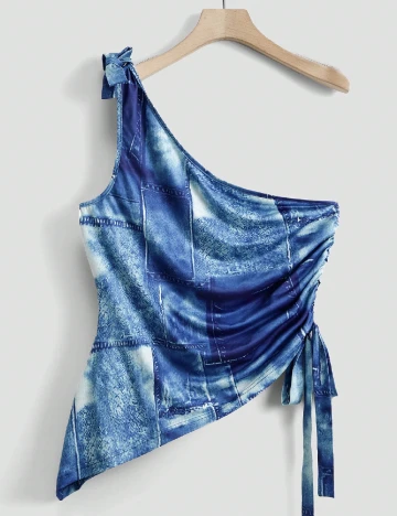 Top SHEIN CURVE, albastru