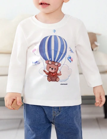 Bluza Shein Kids, alb