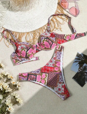 Costum de baie SHEIN, mix culori