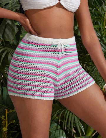 
						Pantaloni de plaja SHEIN, mix culori