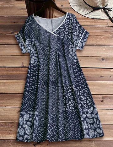 Rochie medie Emery Rose, bleumarin