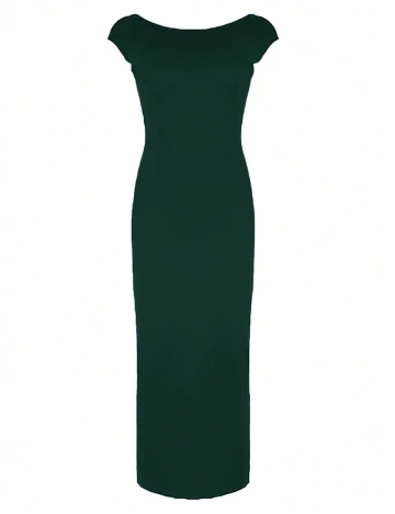 Rochie lunga SHEIN, verde