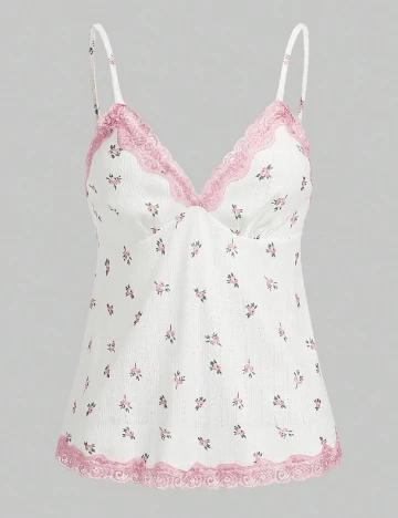 Maiou Romwe, alb/roz