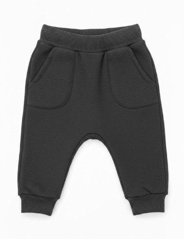 
						Pantaloni Zara, gri inchis