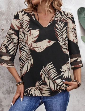 Bluza Emery Rose, negru