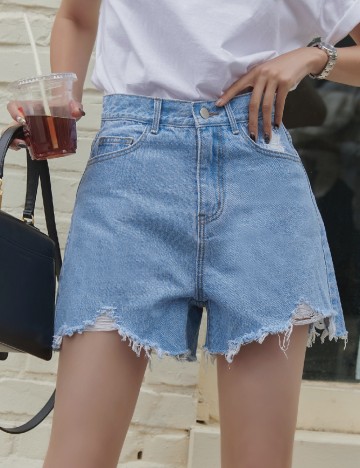 
						Pantaloni scurti Dazy, albastru