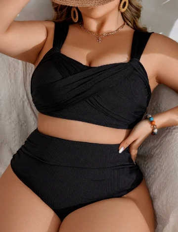 Costum de baie SHEIN, negru