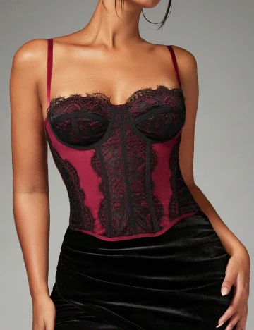 Corset SHEIN, visiniu