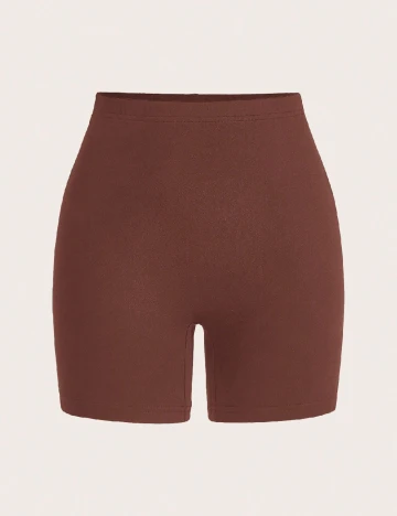 Pantaloni scurti SHEIN, maro