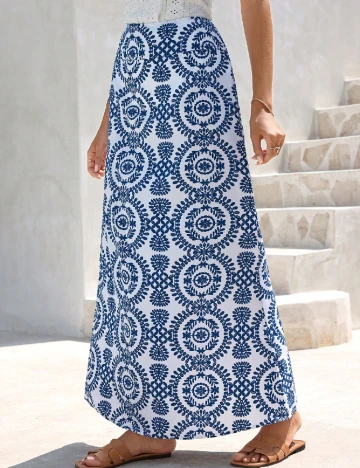 Fusta SHEIN, albastru