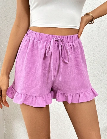 Pantaloni scurti SHEIN, mov