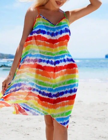 Rochie de plaja SHEIN, mix culori