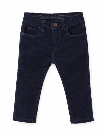 Pantaloni Zara, bleumarin inchis