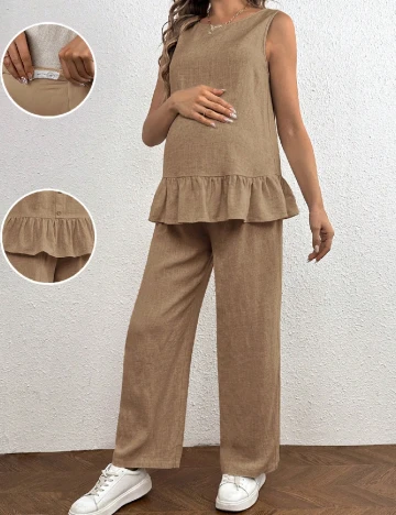 Compleu SHEIN Maternity, maro