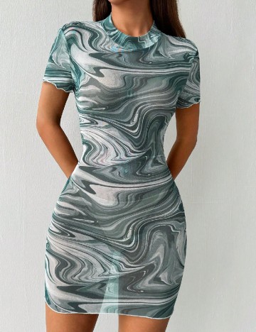 
						Rochie de plaja SHEIN, verde