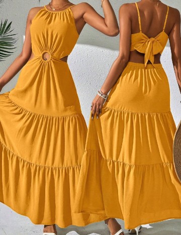 
						Rochie lunga SHEIN, galben