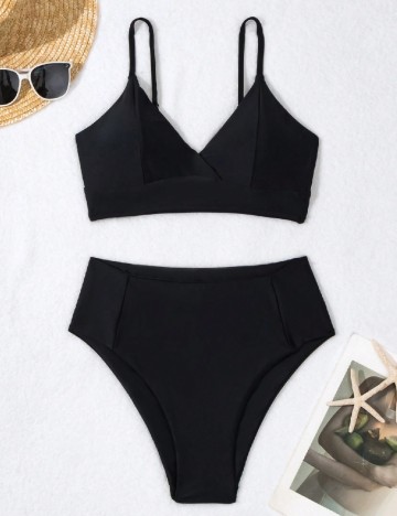
						Costum de baie SHEIN, negru