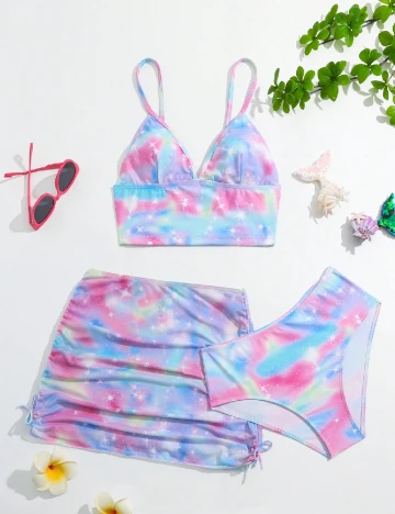 Costum de baie Shein Kids, mix culori