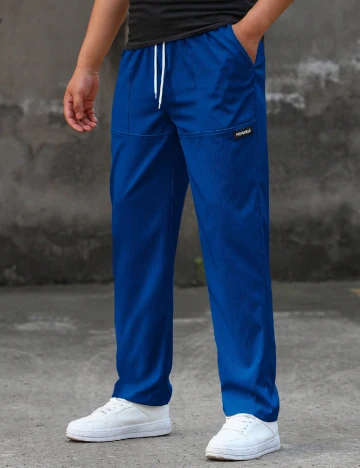 Pantaloni SHEIN, albastru