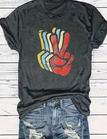 Tricou SHEIN CURVE, gri