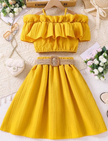 
						Compleu Shein Kids, galben