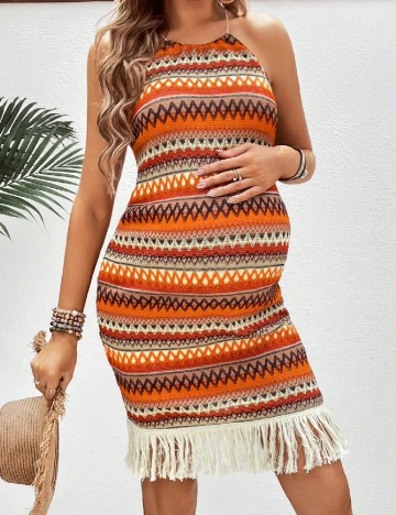 Rochie scurta SHEIN Maternity, mix culori