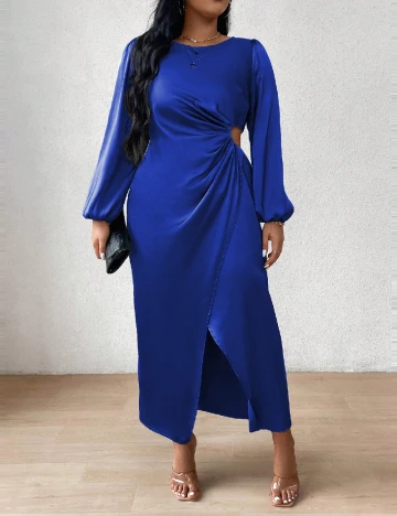 Rochie lunga SHEIN CURVE, albastru