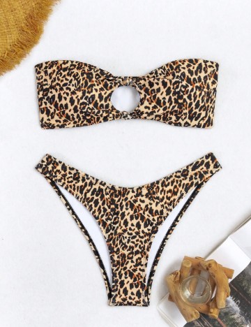 
						Costum de baie SHEIN, animal print