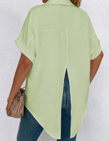 Camasa SHEIN CURVE, verde