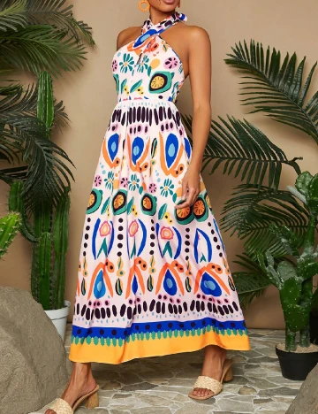 Rochie lunga SHEIN, mix culori