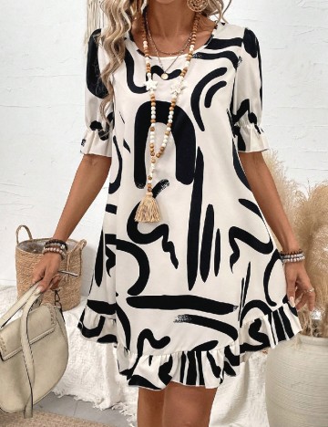 
						Rochie scurta SHEIN, ecru