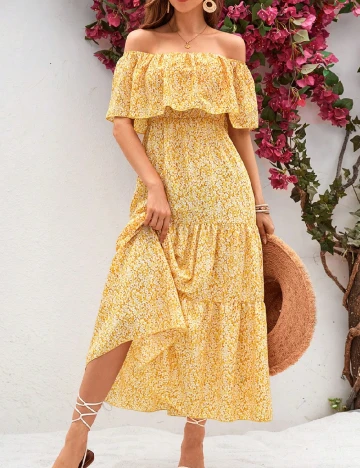 Rochie lunga SHEIN, galben