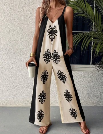 Salopeta SHEIN, crem