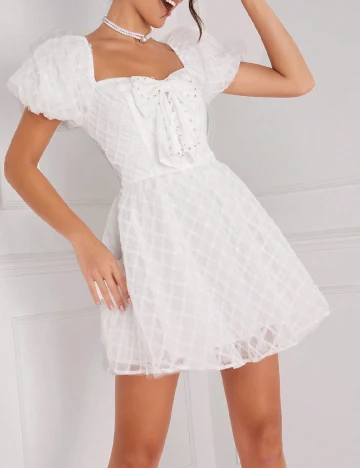 Rochie scurta SHEIN, alb
