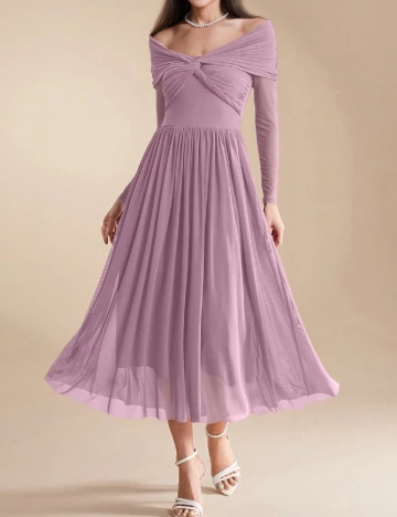 Rochie medie SHEIN, mov